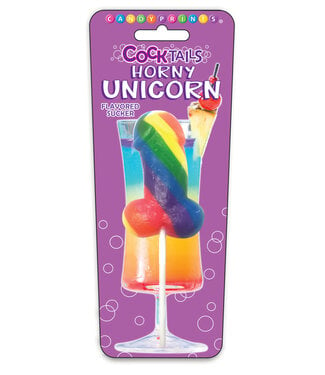 LITTLE GENIE Cocktail Suckers- Horny Unicorn