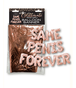 GLITTERATI Glitterati Same Penis Forever Balloon