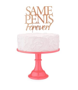 GLITTERATI Glitterati Same Penis Forever Cake Topper
