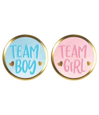Gender Reveal Multipack Buttons - 10ct