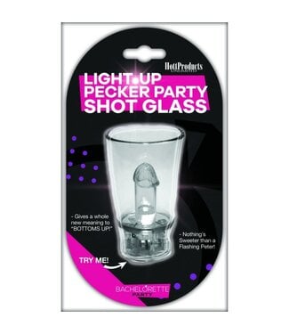 Hott Products Unlimited Lightup Pecker Shot Glass
