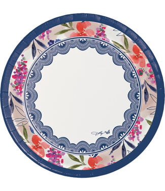 Dolly Parton Celebrate Floral Dinner Plates - 8ct