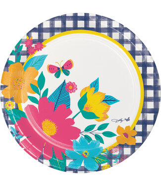 Dolly Parton Blossoming Beauty Dinner Plates - 8ct