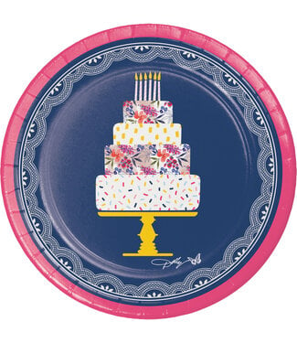 Dolly Parton Celebrate Floral Dessert Plates - 8ct