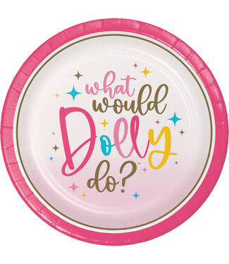 Dolly Parton What Would Dolly Do? Dessert Plates - 8ct
