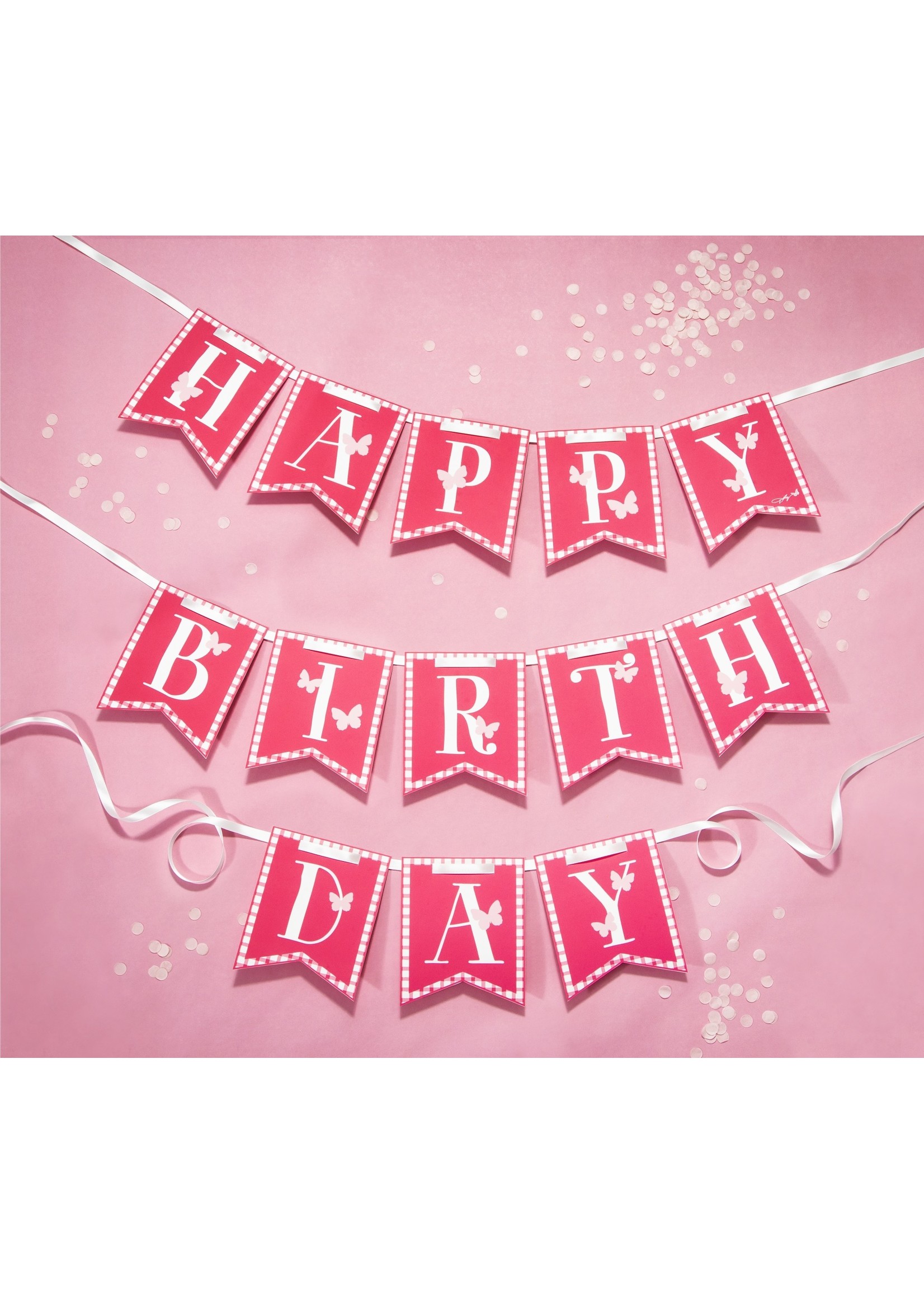 Dolly Parton Happy Birthday Ribbon Banner - Party On!