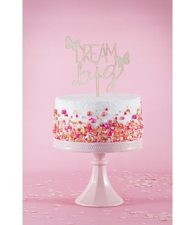 Dolly Parton Dream Big Butterfly Cake Topper