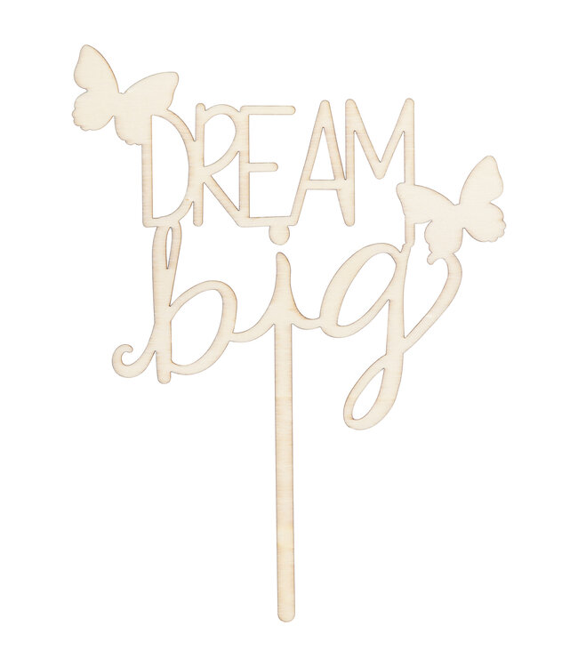 Dolly Parton Dream Big Butterfly Cake Topper