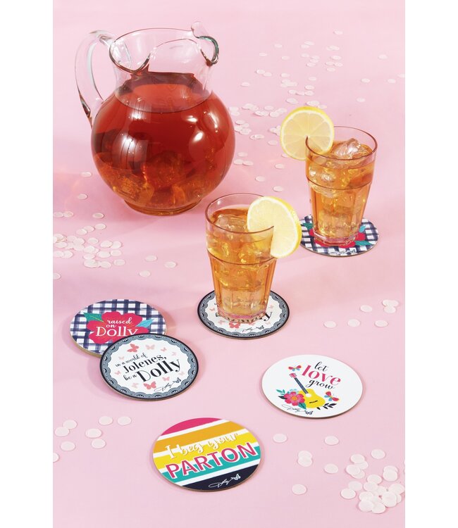 Dolly Parton Assorted Coasters - 8ct