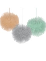 AMSCAN Soft Jungle Tulle Decorations - 3ct