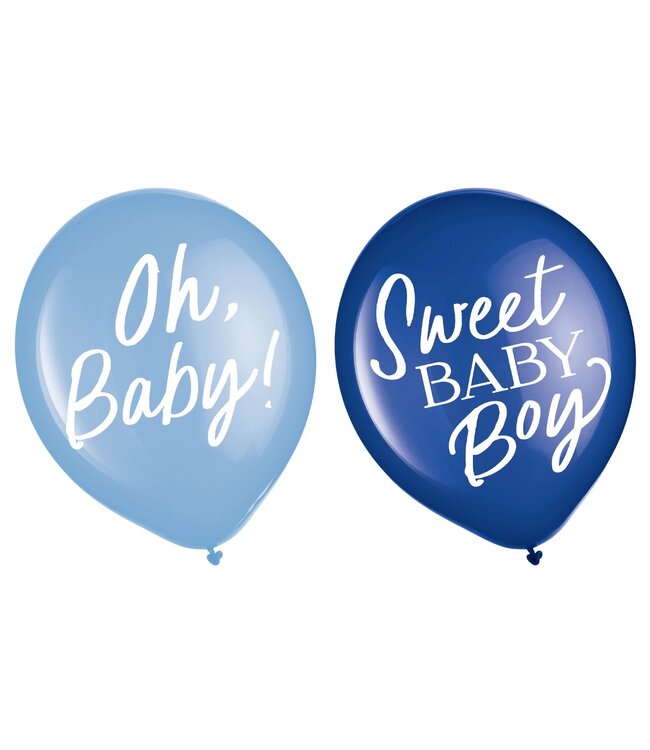 AMSCAN Baby In Bloom Balloons - 15ct