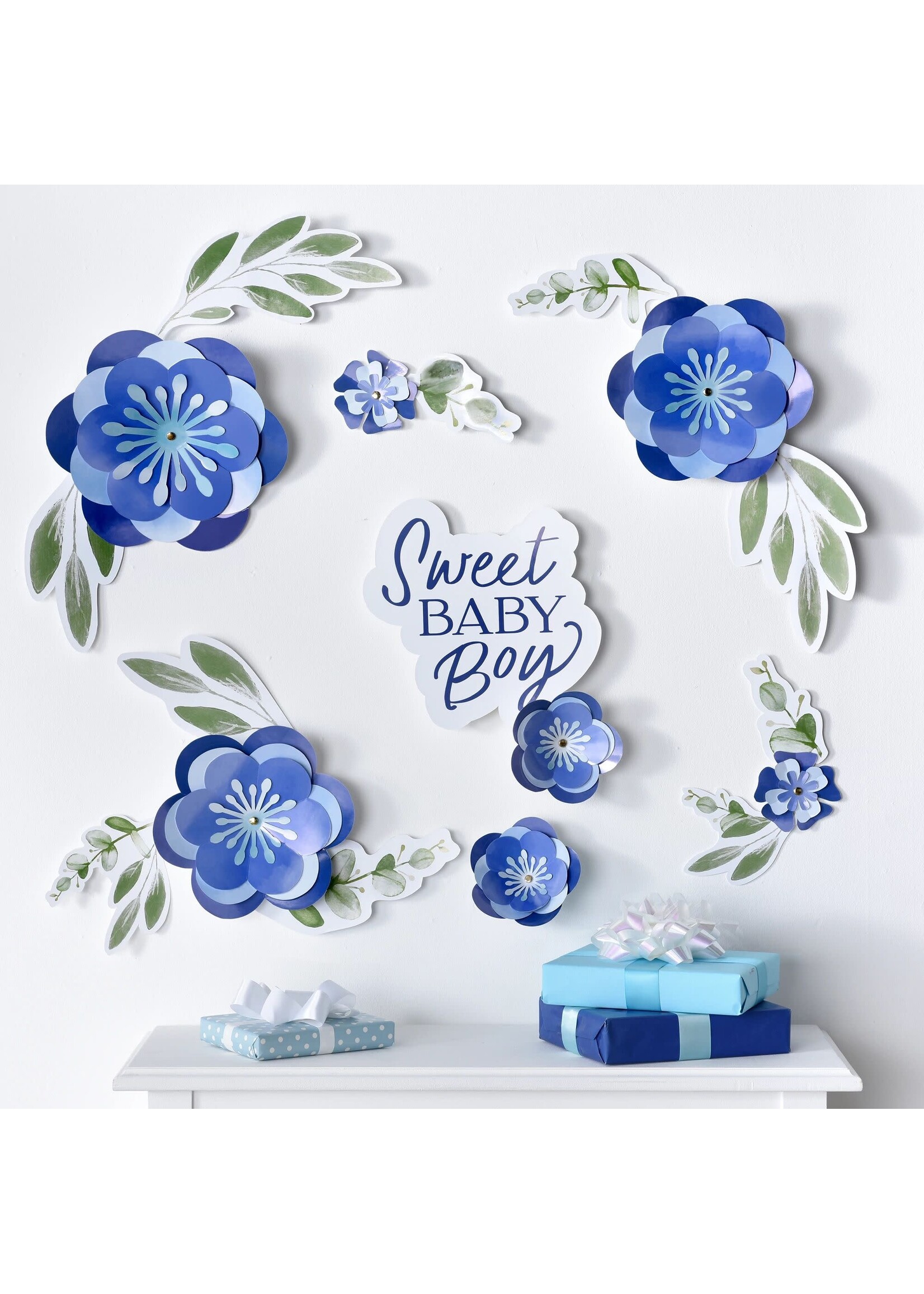 AMSCAN Baby In Bloom Wall Decorations