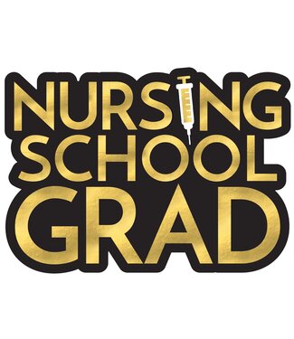 AMSCAN Nursing School Grad Giant Cutout