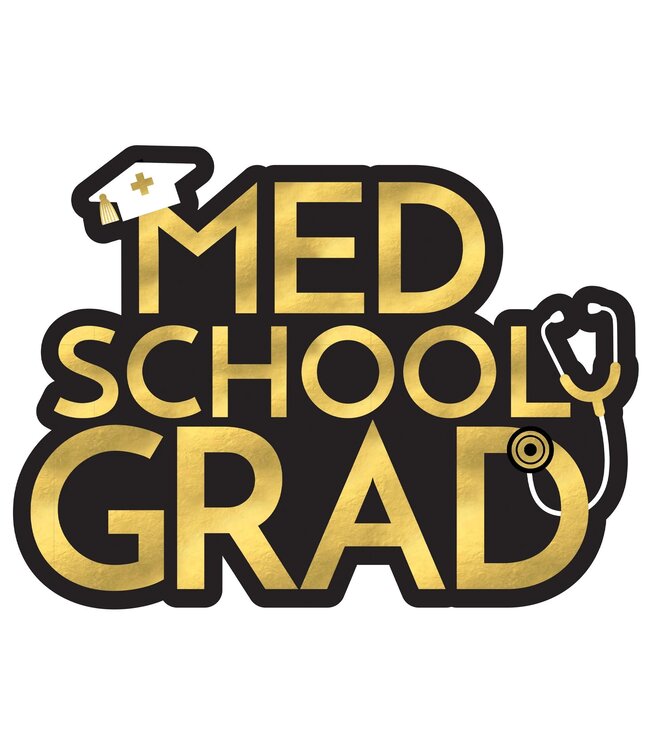 AMSCAN Med School Grad Giant Cutout