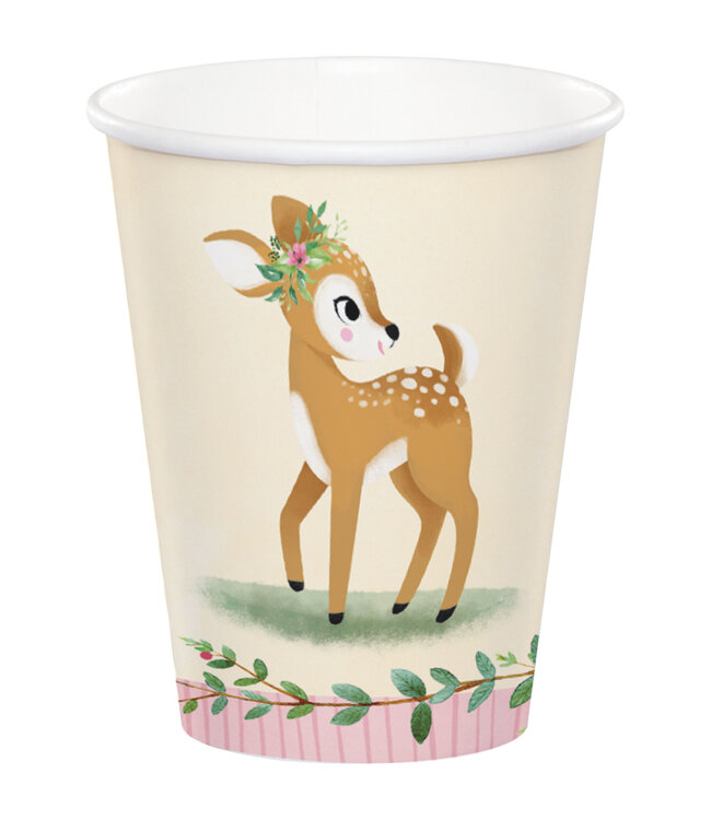 Creative Converting Deer Little One Cups - 8ct