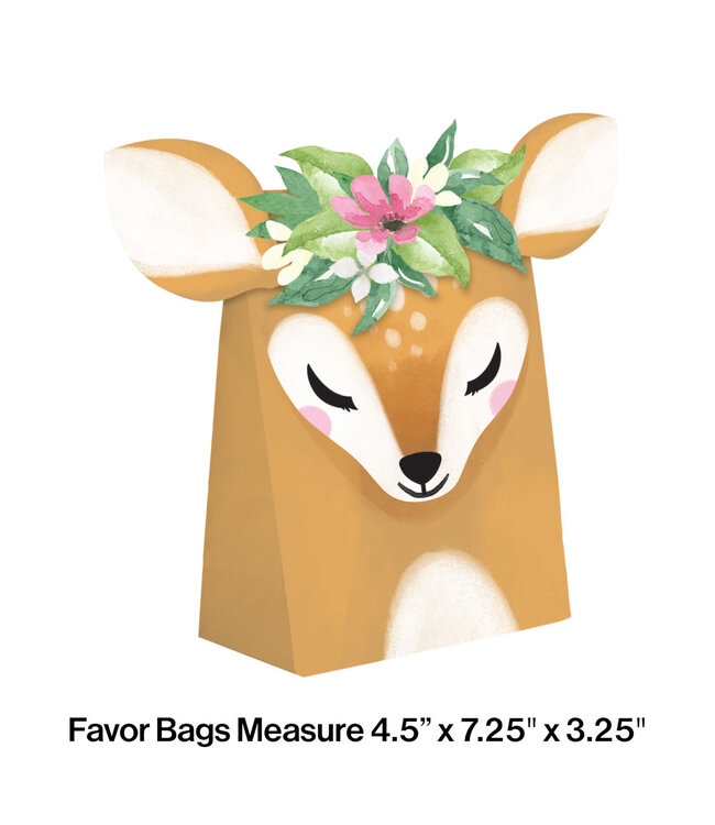 Creative Converting Deer Little One Treat Bags - 8ct