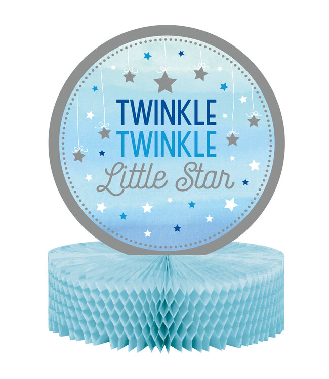 Creative Converting One Little Star Boy Honeycomb Centerpiece