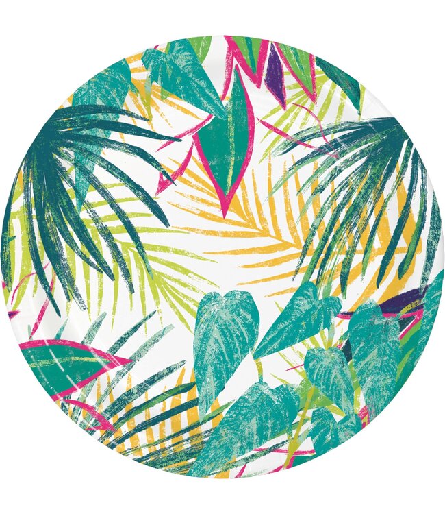 Island Tropics Dessert Plates - 8ct