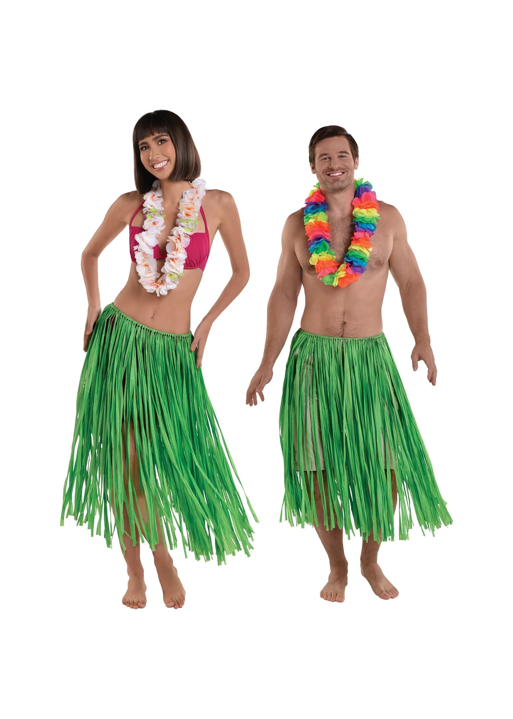 AMSCAN GREEN GRASS SKIRT ADULT Party On!