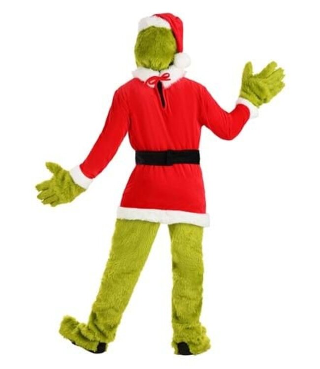 ELOPE Adult The Grinch Santa Open Face Costume