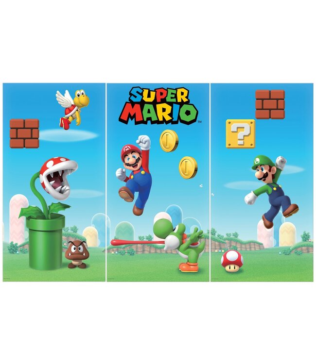 Super Mario Brothers™ Scene Setters® Wall Decorating Kit