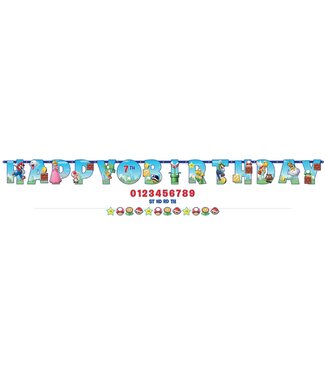 Super Mario Brothers™ Personalized Jumbo Letter Banner