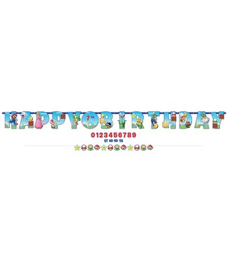 Super Mario Brothers™ Personalized Jumbo Letter Banner