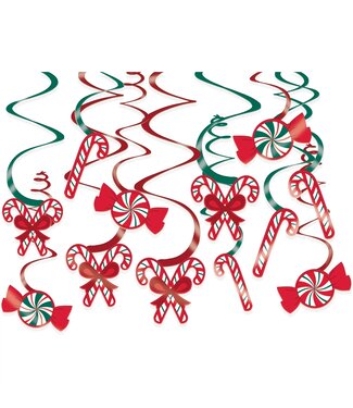 Amscan Candy Cane Value Pack Swirls