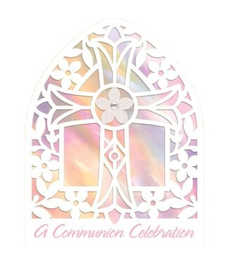Communion Pink Large Novelty Invitations