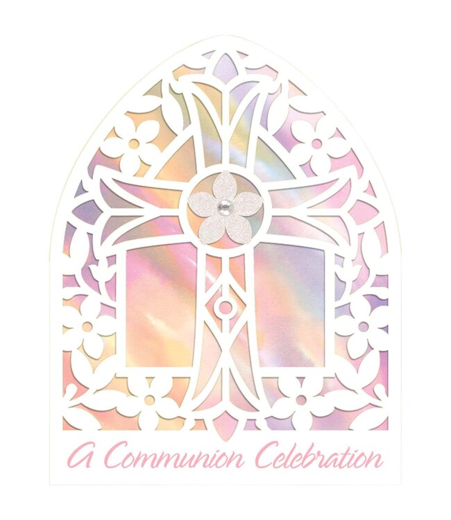 Communion Pink Large Novelty Invitations