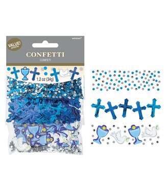 Communion Day Value Confetti - Blue
