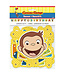 UNIQUE INDUSTRIES INC Curious George Birthday Jointed Banner, 6.5'