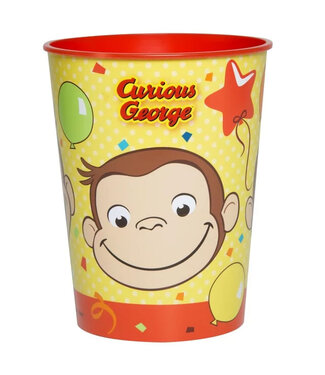 UNIQUE INDUSTRIES INC Curious George Plastic Cup, 16 oz