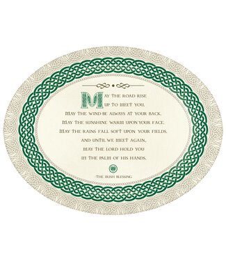 AMSCAN Irish Blessing Melamine Oval Platter