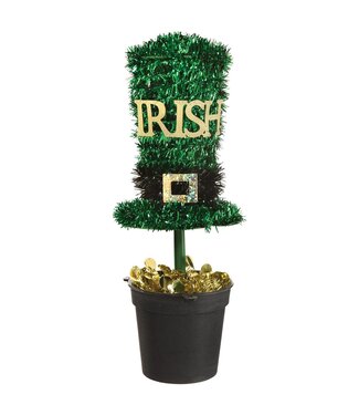 AMSCAN St. Patrick's Day Tinsel Hat Table Decoration