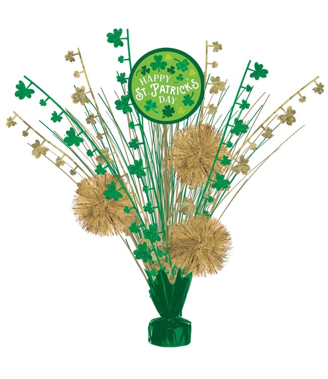 AMSCAN St. Patrick's Day Tinsel Burst Centerpiece