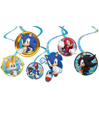 Sonic Spiral Decorations - 12ct