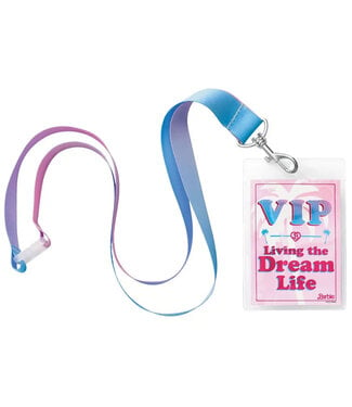 Malibu Barbie VIP Pass Fabric & Plastic Lanyards - 4ct