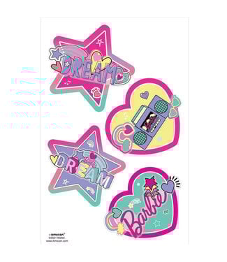 Barbie Dream Together Temporary Tattoos - 4ct