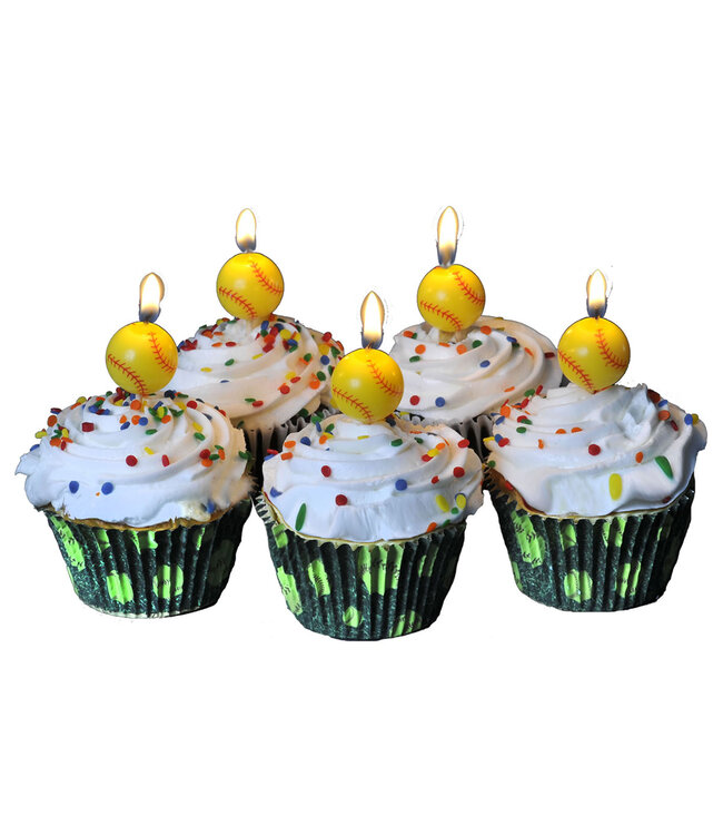 HAVERCAMP PRODUCTS Girl’s Fastpitch – Softball Candles - 5ct