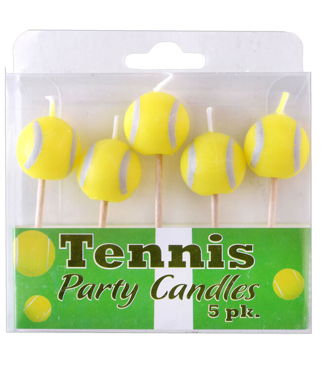 Tennis – Candles Tennis Ball-Shaped 5-pack
