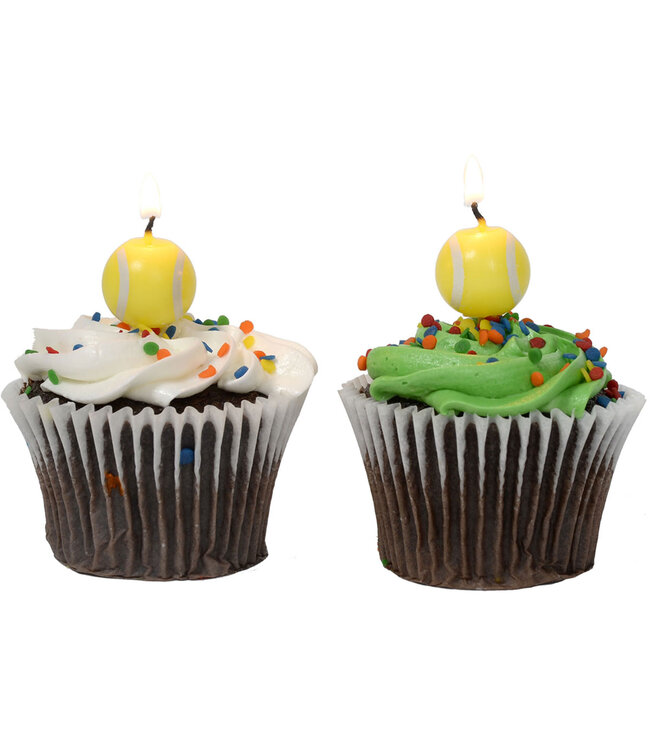 HAVERCAMP PRODUCTS Tennis – Candles Tennis Ball-Shaped 5-pack