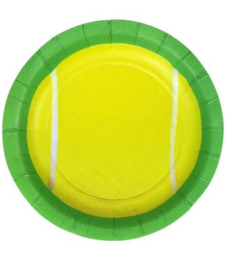 Tennis – Plates Round 7″ - 8-pack