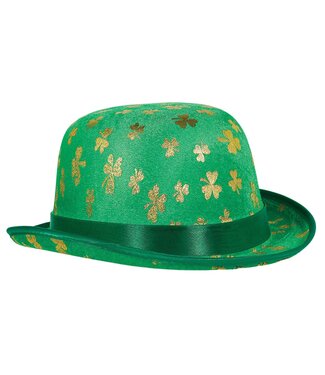 AMSCAN St. Patrick's Day Gold Shamrock Derby Hat