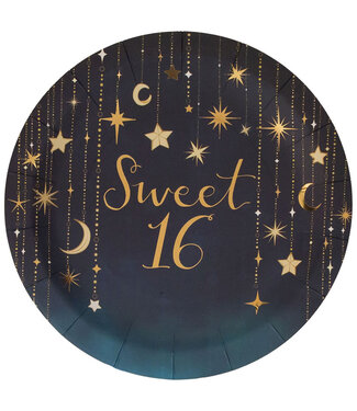 HAVERCAMP PRODUCTS Sweet 16 – Plates Round 9″ “Sweet 16” 8-pack