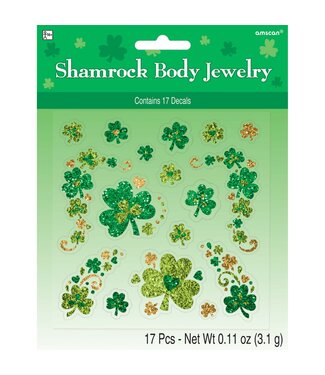 Amscan Shamrock Glitter Body Jewelry