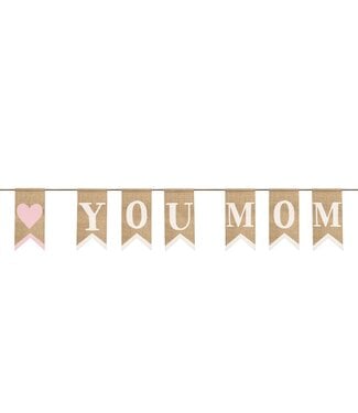 Mother's Day Burlap Banner