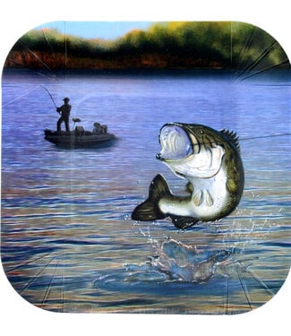 Gone Fishin’ – Plates Square 7″ 8-pack