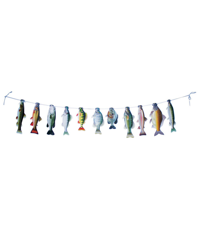 Gone Fishin’ – Banner String of Fish