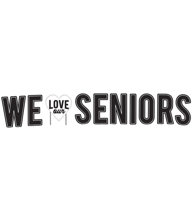 AMSCAN We Love Our Seniors Yard Signs